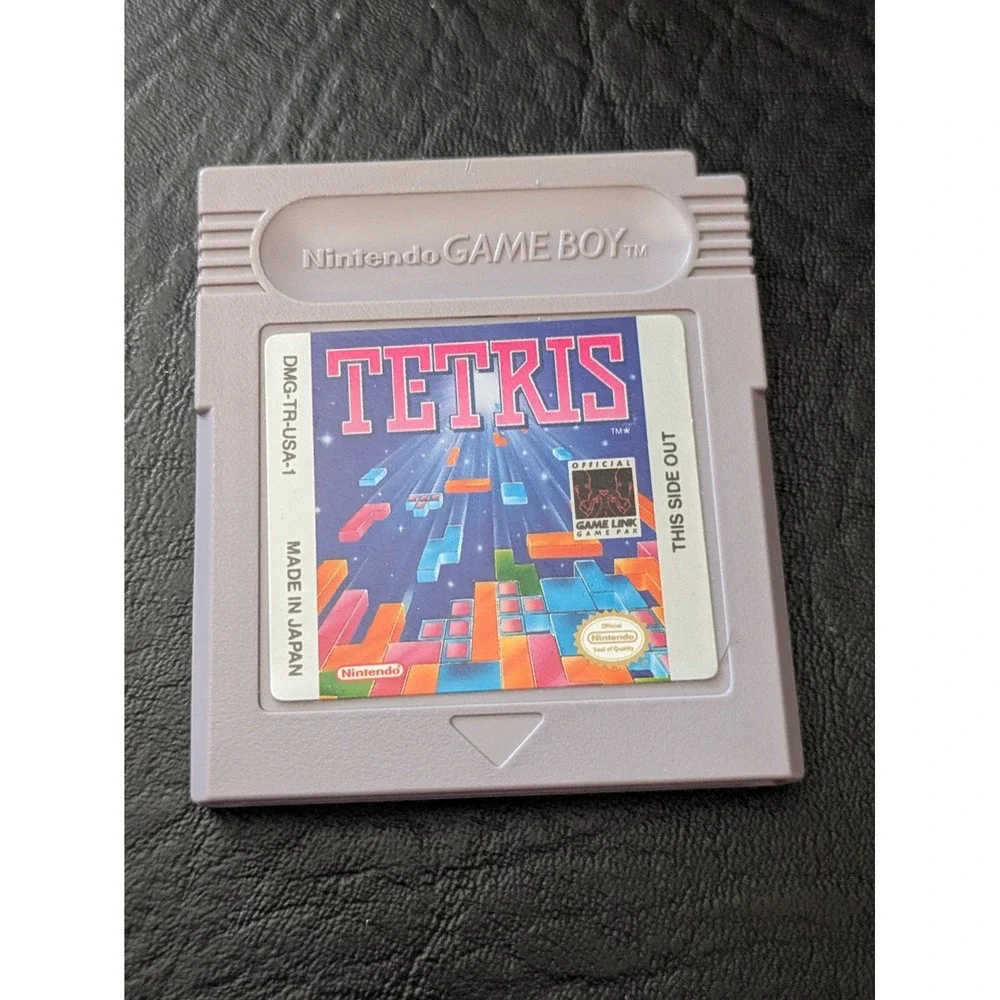 Nintendo Game Boy DMG-01 Console Gray Handheld Tetris Bundle Working